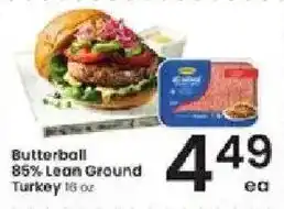 Albertsons Butterball Ground Turkey offer