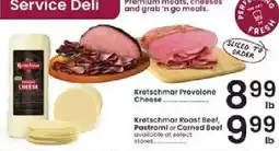 Albertsons Kretschmar Provolone Cheese offer
