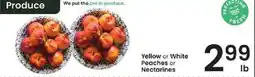 Albertsons Yellow or White Peaches or Nectarines offer