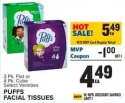 Food Lion Puffs Facial Tissues offer