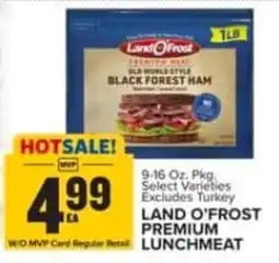 Food Lion Land O'Frost premium lunchmeat offer
