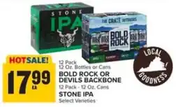 Food Lion Bold Rock or Devils Backbone Stone Ipa offer