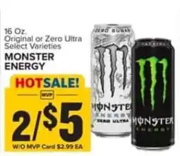 Food Lion Monster Energy offer