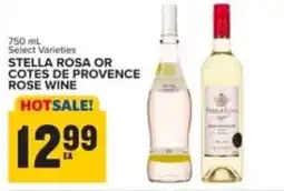 Food Lion Stella Rosa or Cotes de Provence Rose Wine offer