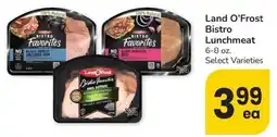 Albertsons Land O'Frost Bistro Favorites Lunchmeat offer
