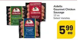 Albertsons Aidells Gourmet Chicken Sausage offer