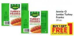 Albertsons Jennie-O Jumbo Turkey Franks offer