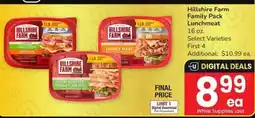 Albertsons Hillshire Farm Family Pack Lunchmeat offer