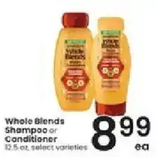 Albertsons Whole Blends Shampoo or Conditioner offer