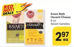 Albertsons Emmi Roth Havarti Cheese offer