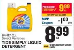 Food Lion Tide Simply Liquid Detergent offer