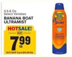 Food Lion Banana Boat Ultramist offer