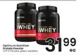 Albertsons Optimum Nutrition Protein Powder offer
