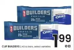 Albertsons Clif Builders protein bars offer