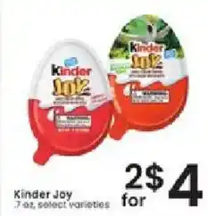 Albertsons Kinder Joy offer