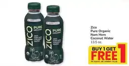 Albertsons Zico Pure Organic Nam Hom Coconut Water offer