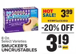 Food Lion Smucker's Uncrustables offer