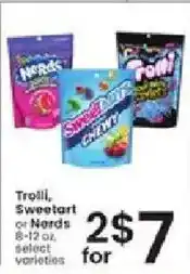 Albertsons Trolli, Sweetart or Nerds offer