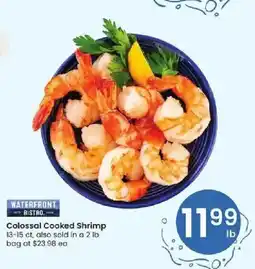 Albertsons Waterfront Bistro Colossal Cooked Shrimp offer