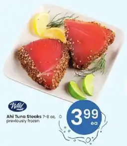 Albertsons Wild Ahi Tuna Steaks offer