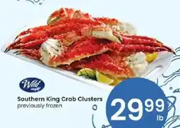 Albertsons Wild caught Southern King Crab Clusters offer