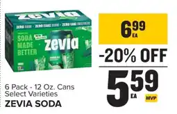 Food Lion Zevia Soda offer