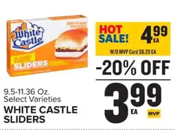Food Lion White Castle Sliders offer