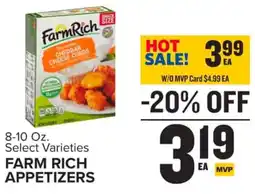 Food Lion Farm Rich Appetizers offer
