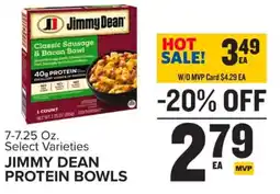 Food Lion Jimmy Dean Protein Bowls offer