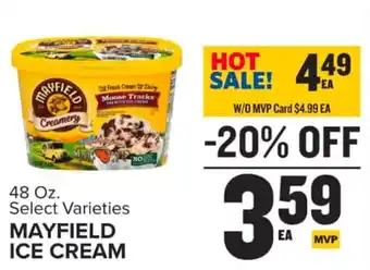 Food Lion Mayfield ice cream offer