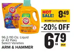 Food Lion Arm & Hammer liquid offer