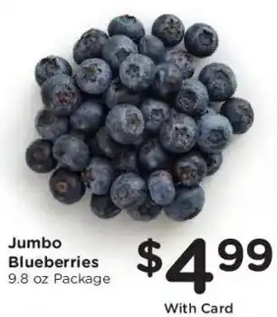 Kroger Jumbo Blueberries offer