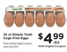 Kroger Simple Truth Cage-Free Eggs offer