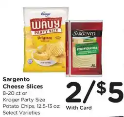 Kroger Sargento Cheese Slices offer