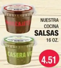 Carnicerias Jimenez Nuestra cocina salsas offer