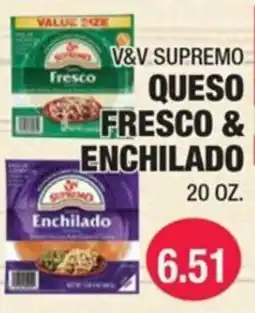 Carnicerias Jimenez V&V Supremo queso fresco & enchilado offer