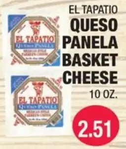 Carnicerias Jimenez El tapatio queso panela basket cheese offer