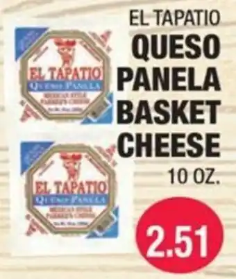 El tapatio queso panela basket cheese