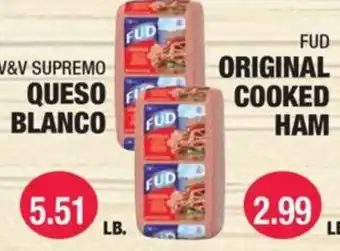 Carnicerias Jimenez Fud original cooked ham offer