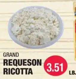 Carnicerias Jimenez Grand requesón ricotta offer