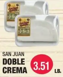 Carnicerias Jimenez San Juan doble crema offer