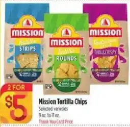 Bashas' Mission Tortilla Chips offer