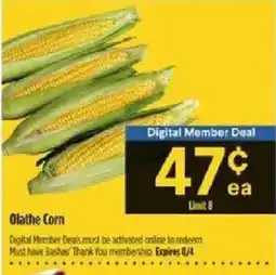 Bashas' Olathe Corn offer