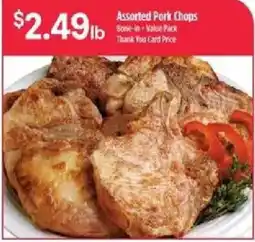 Bashas' Assorted Pork Chops offer
