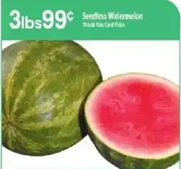 Bashas' Seedless Watermelon offer