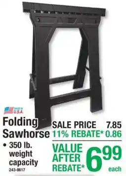 Menards Folding Sawhorse offer