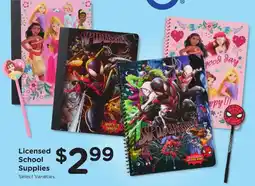 Kroger Licensed School Supplies offer