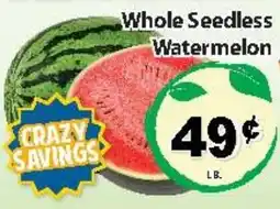Fine Fare Whole Seedless Watermelon offer