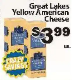 Fine Fare Great Lakes Yellow American Cheese offer