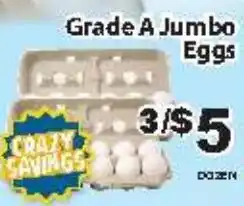 Fine Fare Grade A Jumbo Eggs offer